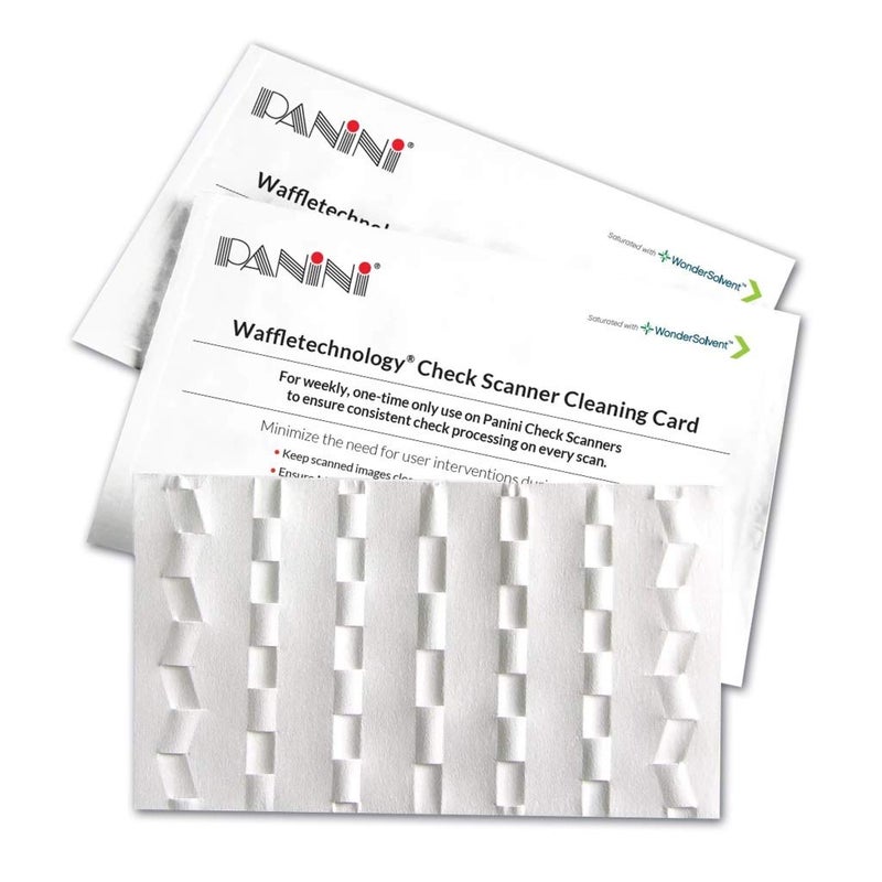 Waffletechnology Check Scanner Cleaning Cards (5) - Image 1